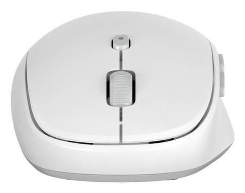 Hyper HyperSpace Bluetooth 5.0 Souris Sans Fil avec DPI Ajustable, Connexion à 3 Appareils, Confort Ergonomique, Piles 1 x AA, Couleur Blanc/Gris