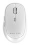 Hyper HyperSpace Bluetooth 5.0 Souris Sans Fil avec DPI Ajustable, Connexion à 3 Appareils, Confort Ergonomique, Piles 1 x AA, Couleur Blanc/Gris