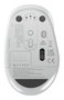 Hyper HyperSpace Bluetooth 5.0 Souris Sans Fil avec DPI Ajustable, Connexion à 3 Appareils, Confort Ergonomique, Piles 1 x AA, Couleur Blanc/Gris