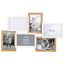 Home Deco Factory Cadre 6 Photos en Bois Blanc