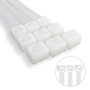 WOLFPACK LINEA PROFESIONAL Collier de serrage en nylon naturel 9,0x780 mm, sac de 100 unités