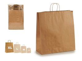 Pincello Sac en Papier Kraft Lisse Marron 59 x 0.3 x 46 cm (Set de 100)