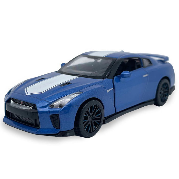 Tachan Nissan GT-R 1:32 Pullback - Voiture miniature à friction, multilingue, dès 3 ans