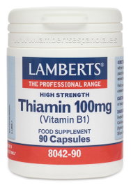 LAMBERTS Vitamina B-1 100 mg (Tiamine) 90 capsules