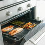 Pack Barbecue au Charbon de Bois Pliable en Acier Inoxydable et Tapis de Cuisson pour Four et Barbecue InnovaGoods