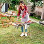 Pack Barbecue au Charbon de Bois Pliable en Acier Inoxydable et Tapis de Cuisson pour Four et Barbecue InnovaGoods