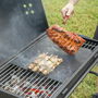 Pack Barbecue au Charbon de Bois Pliable en Acier Inoxydable et Tapis de Cuisson pour Four et Barbecue InnovaGoods