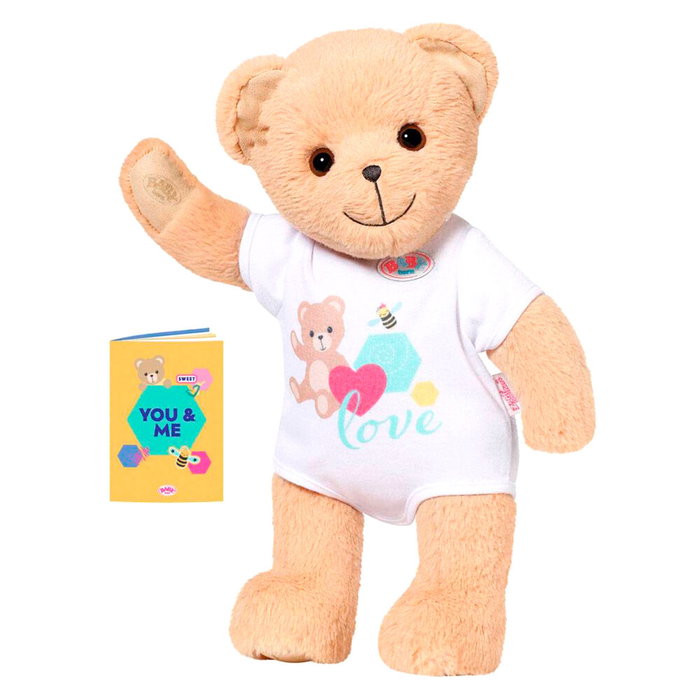 Baby Born Ours en Peluche Blanc 36 cm avec Bras et Jambes Articulés - Jouet en Peluche pour Bébé et Enfant - MGA Baby Born Ours en Peluche Blanc 36 cm avec Bras et Jambes Articulés - Jouet en Peluche pour Bébé et Enfant - MGA