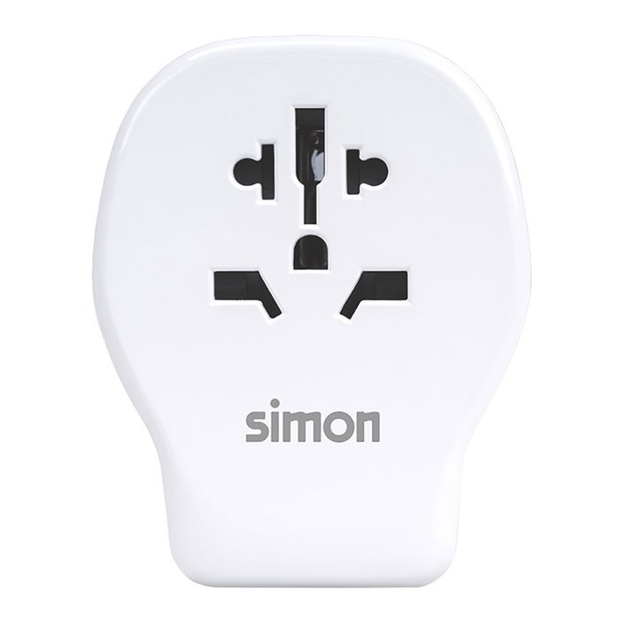 Simon Adaptateur de voyage universel Europe USB-A + 2 USB-C 20 W Prise type E/F Compatible types A B C G I J L N Simon Adaptateur de voyage universel Europe USB-A + 2 USB-C 20 W Prise type E/F Compatible types A B C G I J L N