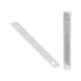WOLFPACK LINEA PROFESIONAL Lames de cutter 9 mm en acier SK5 (Boîtier de 10 pièces)