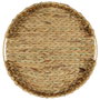 Home Deco Factory Plateau tressé en végétal naturel avec anses, 40 cm
