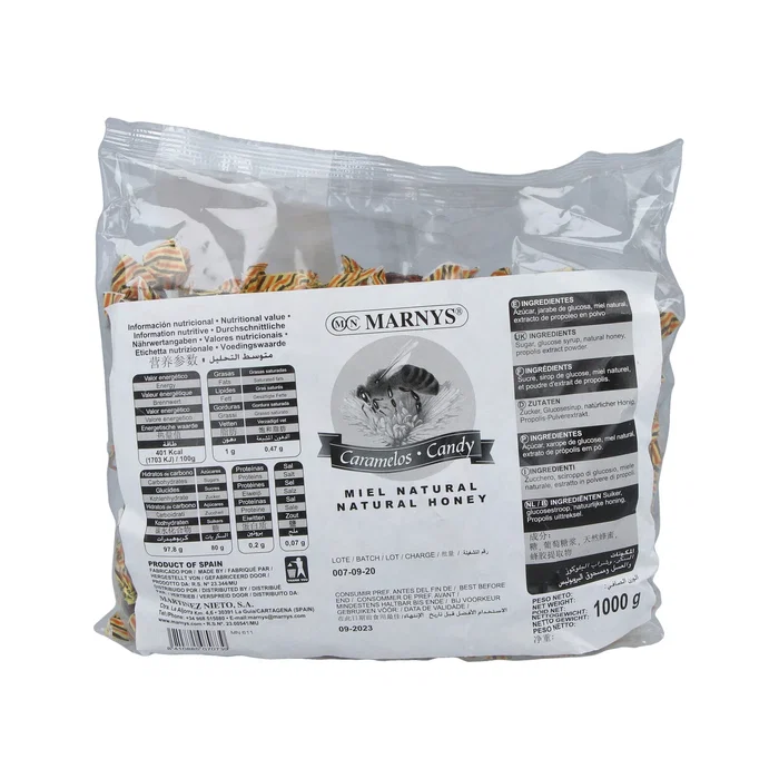 Marnys Caramels au Propolis et au Miel 1 kg