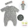 Corolle - Pyjama pour poupée 36 cm Brille dans la Nuit avec étoiles et lunes phosphorescentes - Facile à enfiler - À partir de 2 ans