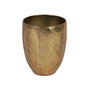 BigBuy Garden Cache-pot Doré Fer (3 Unités)