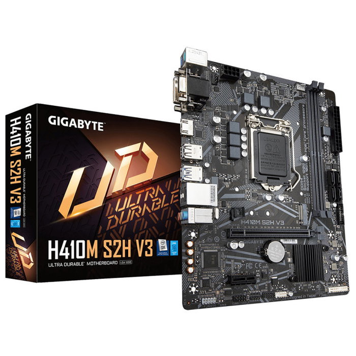 Gigabyte H410M S2H V3 Carte mère Socket LGA 1200 DDR4 Intel H510 ATX