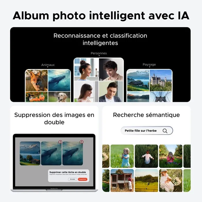 Ugreen NASync DXP2800 - Serveur NAS 2 baies avec Intel N100, 8 Go RAM DDR5, 2 ports 2.5 GbE, 2 baies SATA + NVMe, support RAID jusqu'à 64 To, UGOS Pro Ugreen NASync DXP2800 - Serveur NAS 2 baies avec Intel N100, 8 Go RAM DDR5, 2 ports 2.5 GbE, 2 baies SATA + NVMe, support RAID jusqu'à 64 To, UGOS Pro