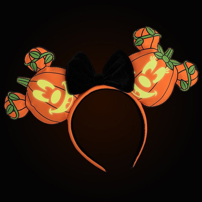 Loungefly Diadème Oreilles de Citrouille Mickey Halloween Disney - Accessoire à décorer