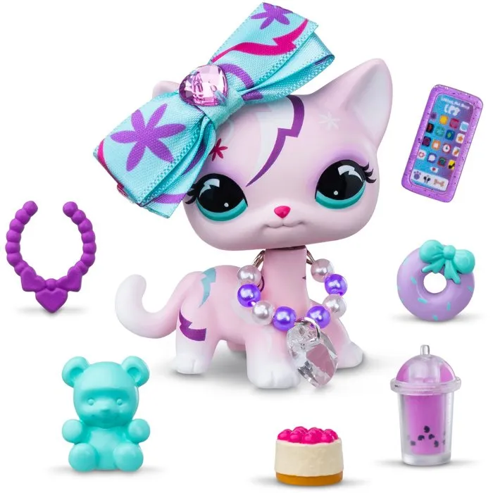 Littlest Pet Shop Coffret figurines Sweet & Stylish BF00747 Littlest Pet Shop Coffret figurines Sweet & Stylish BF00747