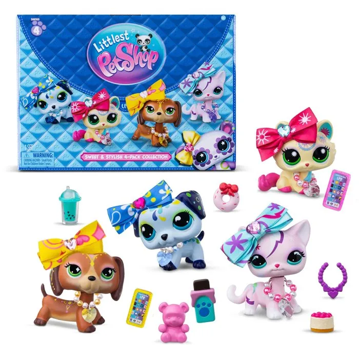 Littlest Pet Shop Coffret figurines Sweet & Stylish BF00747 Littlest Pet Shop Coffret figurines Sweet & Stylish BF00747