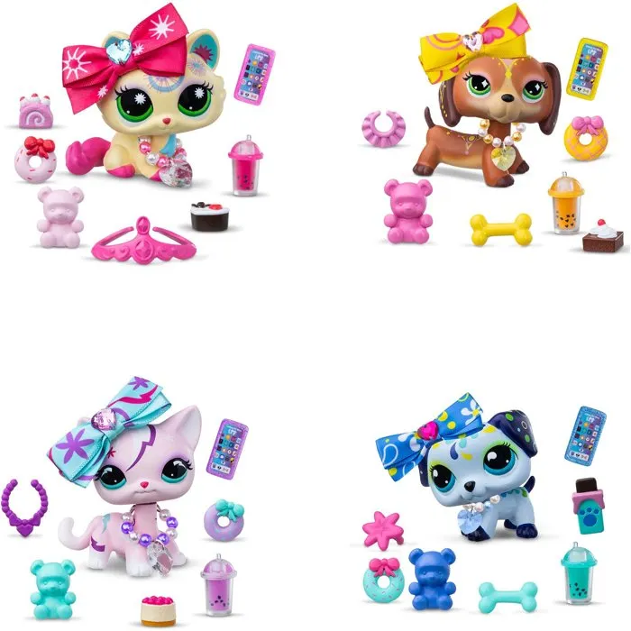 Littlest Pet Shop Coffret figurines Sweet & Stylish BF00747 Littlest Pet Shop Coffret figurines Sweet & Stylish BF00747