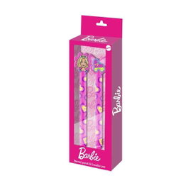 Barbie - Pack Crayon Éternel + Stylo à Encre Gel Effaçable - Avec License Officielle - Blister 14 x 23 cm - Référence Mix 0 x0 x0 cm - Karactermania