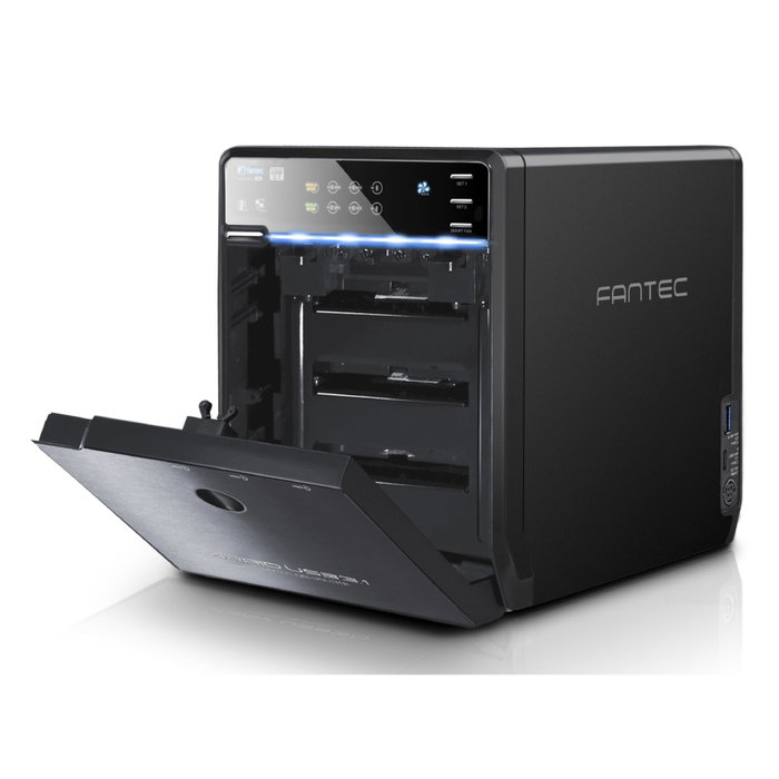 Fantec QB-35U31R Boîtier RAID pour 4 disques durs/SSD SATA USB 3.1 Gen. 2 Fantec QB-35U31R Boîtier RAID pour 4 disques durs/SSD SATA USB 3.1 Gen. 2