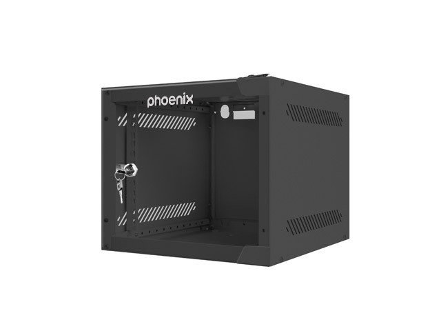 Phoenix technologies Armoire rack mural Phoenix 4U 280x310x247 noir Phoenix technologies Armoire rack mural Phoenix 4U 280x310x247 noir