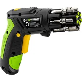 Fieldmann FDG 5018-108AR - Jeu d'outils 108 pièces avec tournevis sans fil, pinces, mètre, niveau à bulle et marteau dans mallette