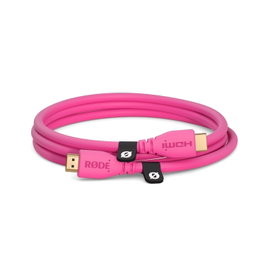 RODE Hdmi-1.5 Pink Câble HDMI 1,5 m Haute Vitesse 18 Gbps 4K60 Premium Rose Connecteurs de Qualité