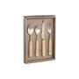 Couverts Home ESPRIT Argenté Naturel Acier inoxydable Rotin 4,5 X 2 X 21 CM 16 Pièces