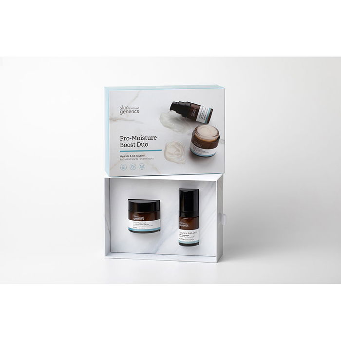 Skin Generics DUO PRO-MOISTURE BOOST Set Crème Champignons des Neiges & Sérum Acide Hyaluronique Hydratation Intense