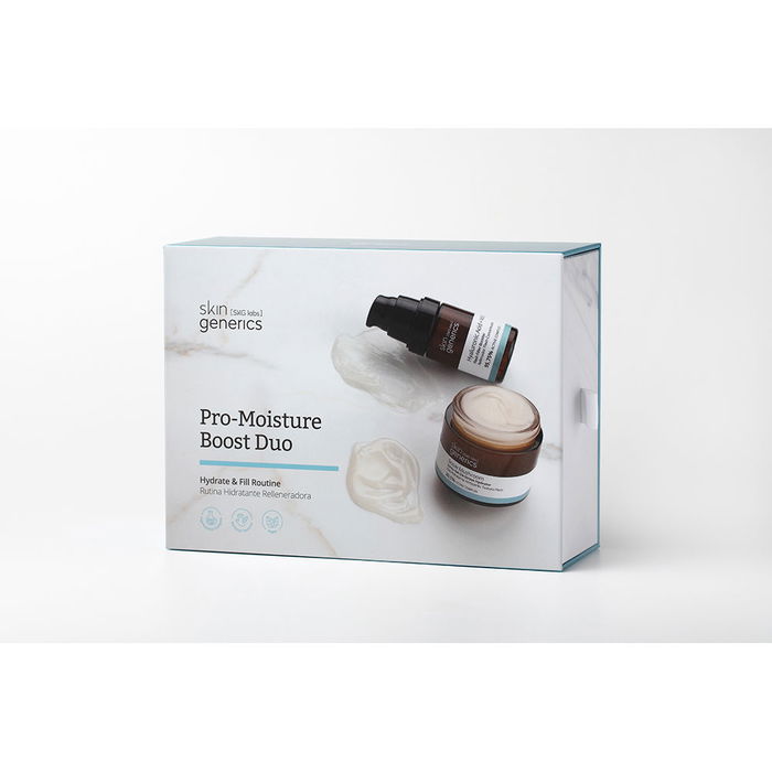 Skin Generics DUO PRO-MOISTURE BOOST Set Crème Champignons des Neiges & Sérum Acide Hyaluronique Hydratation Intense