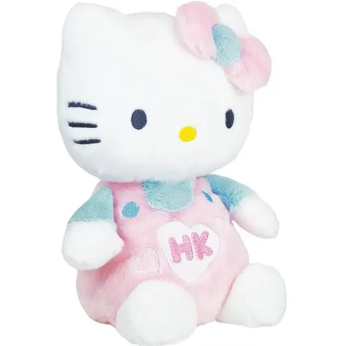 Jemini Peluche bouillotte chauffante Hello Kitty, douce, avec micro-perles d'argile, 21 cm, pour apaiser les maux de ventre et réchauffer