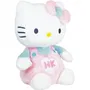 Jemini Peluche bouillotte chauffante Hello Kitty, douce, avec micro-perles d'argile, 21 cm, pour apaiser les maux de ventre et réchauffer