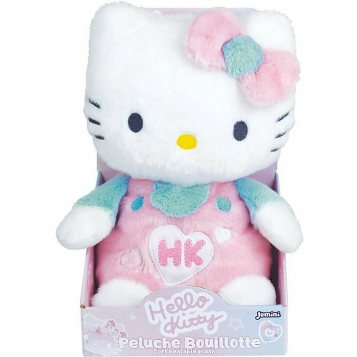 Jemini Peluche Bouillotte Hello Kitty Blanc et Rose, 21 cm
