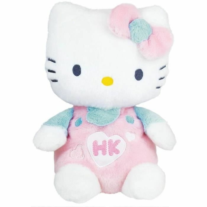 Jemini Peluche Bouillotte Hello Kitty Blanc et Rose, 21 cm