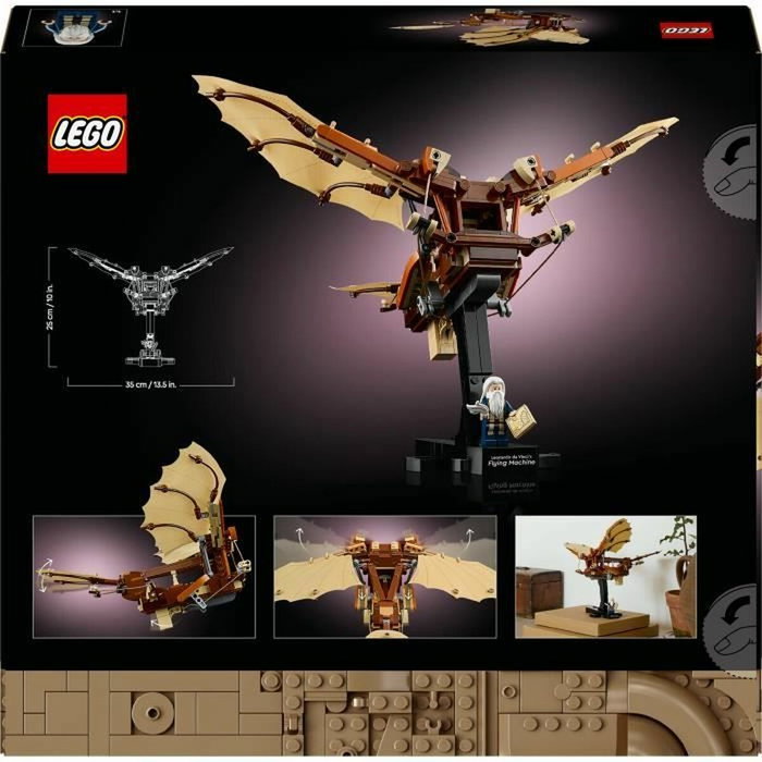 LEGO Icons La machine volante de Léonard de Vinci