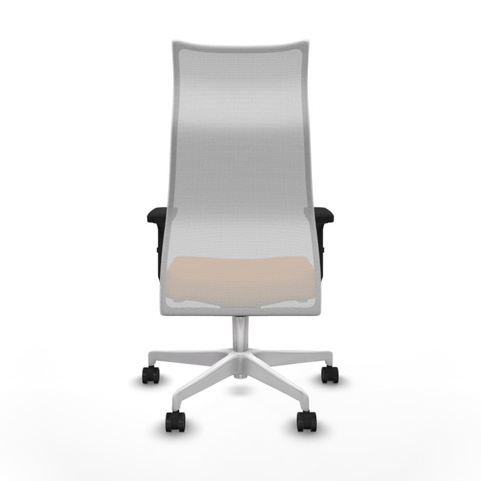 Piqueras y Crespo Albacete Chaise de Bureau Orange et Blanc