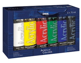 Kreul Set de 6 tubes de peinture acrylique EL GRECO couleurs de base