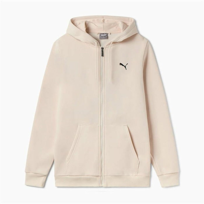 Sweat à capuche homme Puma Essentials+ Graphic Hoodie Fz Beige Sweat à capuche homme Puma Essentials+ Graphic Hoodie Fz Beige