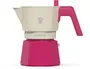 Pezzetti FUTUREXPRESS Cafetière italienne Moka en aluminium 3 tasses - Fuschia, Préparez un café riche en arômes