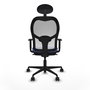 Chaise de Bureau avec Appui-tête Jorquera Piqueras y Crespo 1D036N1 Bleu clair