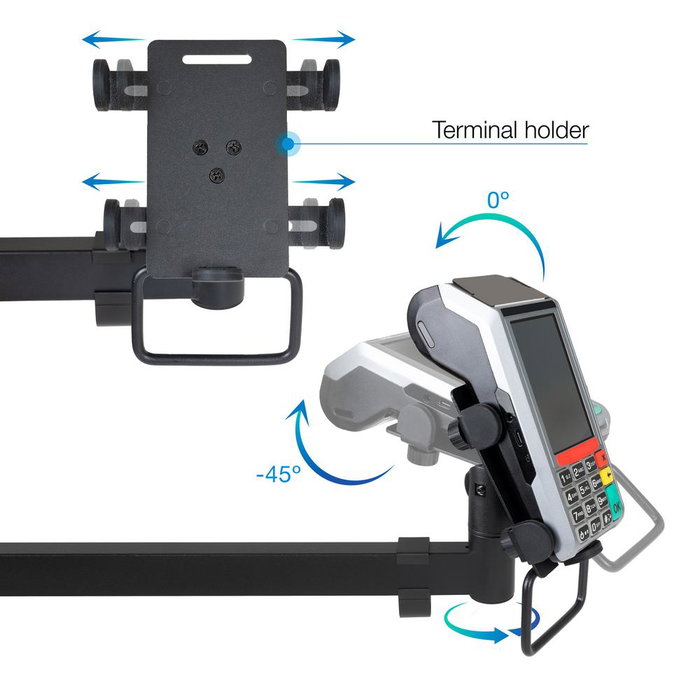 TooQ Support de Bureau pour 2 Écrans 17 à 32 Pouces, VESA 75x75 / 100x100 mm, Inclinable, Pivotant, Noir TooQ Support de Bureau pour 2 Écrans 17 à 32 Pouces, VESA 75x75 / 100x100 mm, Inclinable, Pivotant, Noir