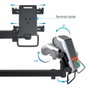 TooQ Support de Bureau pour 2 Écrans 17 à 32 Pouces, VESA 75x75 / 100x100 mm, Inclinable, Pivotant, Noir
