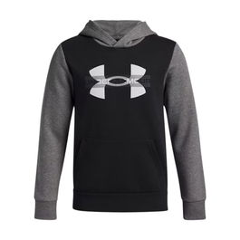 Sweat-shirt à capuche fille Under Armour Rival Flc Cblck Grphc Hd Noir L