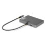 Startechcom Station d'accueil USB-C avec 4x DisplayPort 4K 60Hz et PD 140W, Space Gray