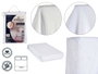 GIFTDECOR Protège-matelas Imperméable 135 cm Blanc