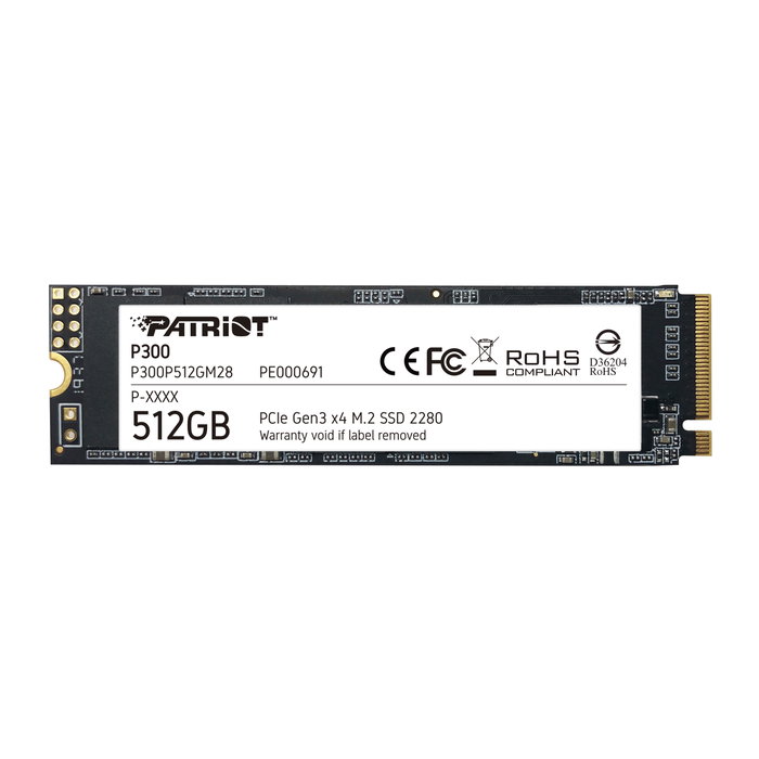 Patriot Memory M.2 SSD P300 512GB P300P512GM28 Patriot Memory M.2 SSD P300 512GB P300P512GM28