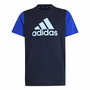 T-shirt à manches courtes enfant Adidas Essentials Bleu