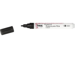 Kreul Marqueur pour verre et porcelaine brillante noir 2-4mm